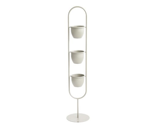 Floreira de Chão Cápsula Porcelana, white | WestwingNow