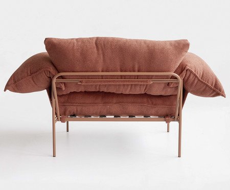 Poltrona Asa Bouclé Terracota | Westwing