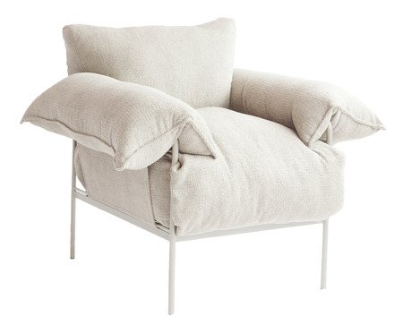 Poltrona Asa Petit Bouclé Porcelana | Westwing