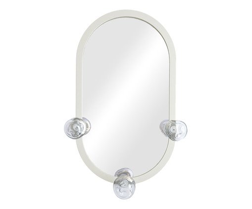 Espelho de Parede Murano Porcelana, white | WestwingNow