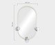 Espelho de Parede Murano Porcelana, white | WestwingNow