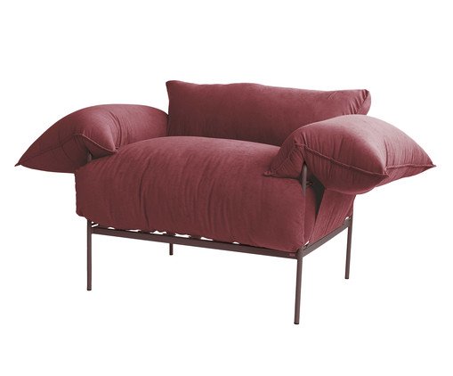 Poltrona Asa Sarja Marsala, red | WestwingNow