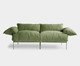 Sofá Asa Dois Lugares Bouclé Verde, green | WestwingNow
