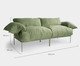 Sofá Asa Dois Lugares Bouclé Verde, green | WestwingNow
