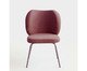 Cadeira Concha Interna Sarja Marsala, red | WestwingNow