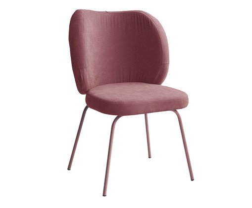 Cadeira Concha Interna Sarja Marsala, red | WestwingNow