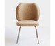 Cadeira Concha Interna Bouclé Marrom, brown | WestwingNow