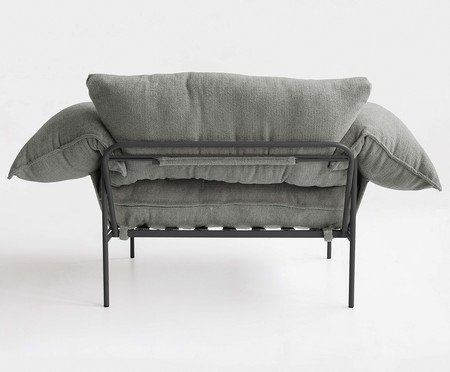 Poltrona Asa Bouclé Cinza | Westwing