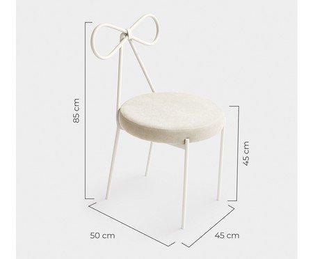 Cadeira Lace Sarja Porcelana | Westwing