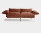 Sofá Asa Dois Lugares Bouclé Terracota, Terracotta | WestwingNow