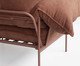 Sofá Asa Dois Lugares Bouclé Terracota, Terracotta | WestwingNow