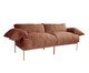 Sofá Asa Dois Lugares Bouclé Terracota, Terracotta | WestwingNow
