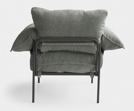 Poltrona Asa Petit Bouclé Cinza | Westwing