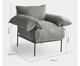 Poltrona Asa Petit Bouclé Cinza, grey | WestwingNow