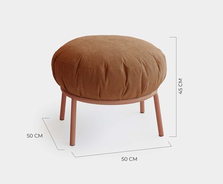 Pufe Luden Sarja Terracota | Westwing