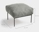 Pufe Asa Bouclé Cinza, grey | WestwingNow