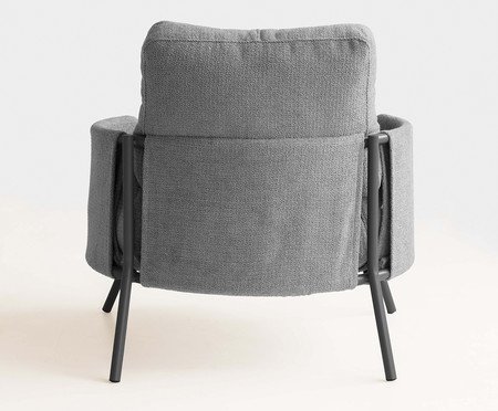 Poltrona Luden Bouclé Cinza | Westwing