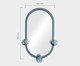 Espelho de Parede Murano Azul, blue | WestwingNow