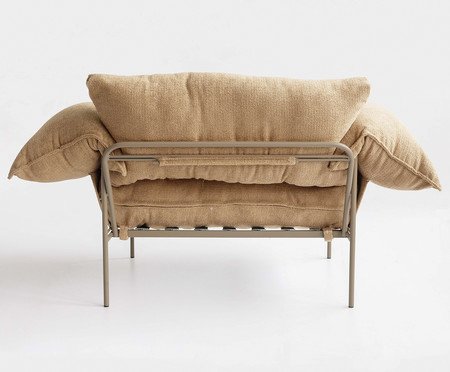 Poltrona Asa Bouclé Marrom | Westwing