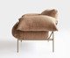 Poltrona Asa Bouclé Marrom, beige | WestwingNow