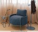 Poltrona Luden Bouclé Azul, blue | WestwingNow
