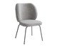 Cadeira Concha Interna Bouclé Cinza, grey | WestwingNow