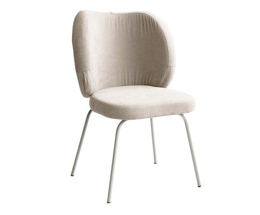 Cadeira Concha Interna Sarja Porcelana, grey | WestwingNow