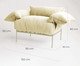 Poltrona Asa Sarja Areia, beige | WestwingNow