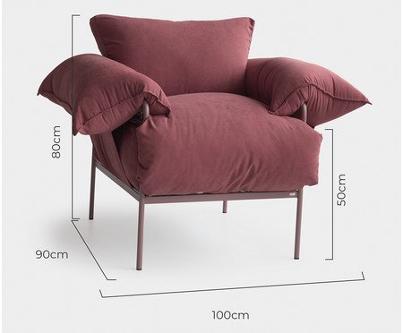 Poltrona Asa Petit Sarja Marsala | Westwing