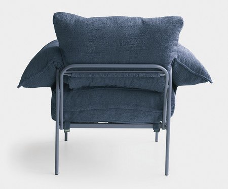 Poltrona Asa Petit Bouclé Azul | Westwing