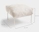 Pufe Asa Bouclé Porcelana, white | WestwingNow
