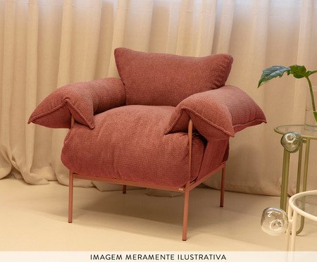 Poltrona Asa Petit Bouclé Terracota | Westwing