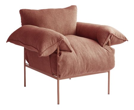 Poltrona Asa Petit Bouclé Terracota | Westwing