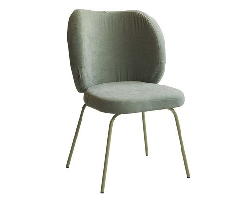 Cadeira Concha Interna Sarja Verde, green | WestwingNow