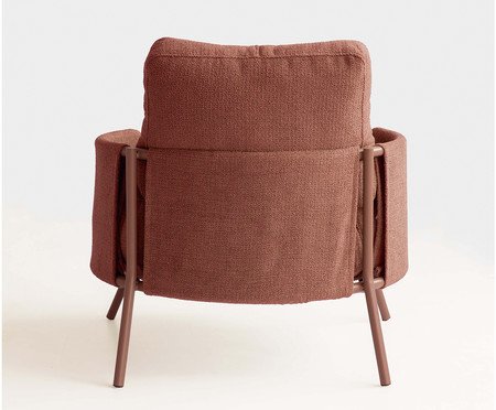 Poltrona Luden Bouclé Terracota | Westwing