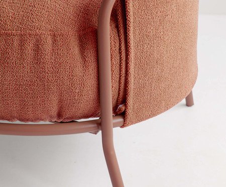 Poltrona Luden Bouclé Terracota | Westwing