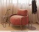 Poltrona Luden Bouclé Terracota, Terracotta | WestwingNow