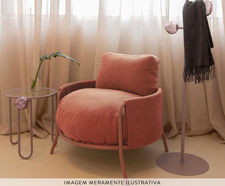 Poltrona Luden Bouclé Terracota | Westwing