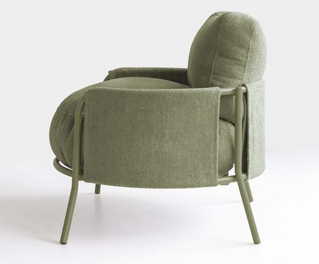 Poltrona Luden Bouclé Verde | Westwing