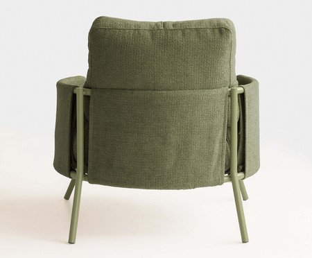 Poltrona Luden Bouclé Verde | Westwing