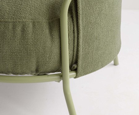 Poltrona Luden Bouclé Verde | Westwing