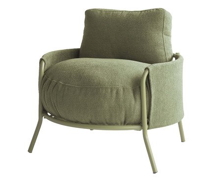 Poltrona Luden Bouclé Verde | Westwing
