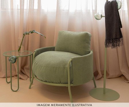 Poltrona Luden Bouclé Verde | Westwing