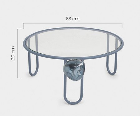 Mesa de Centro Murano Azul | Westwing