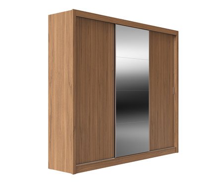 Combo Roupeiro Montclair 3Pc Canella + Kit 4 Espelho Canto Reto | Westwing