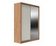 Combo Roupeiro Montclair 2Pc Canella + Kit 4 Espelho Canto Reto, brown | WestwingNow