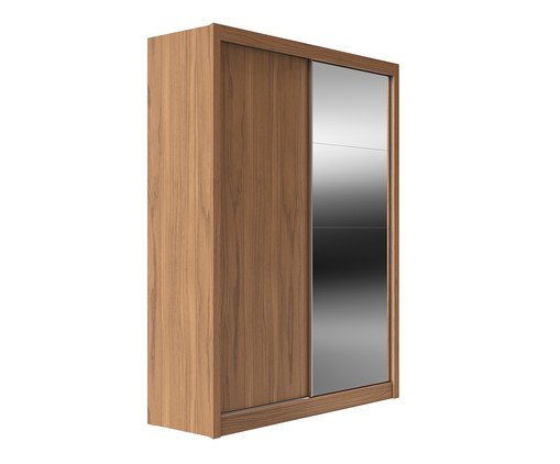 Combo Roupeiro Montclair 2Pc Canella + Kit 4 Espelho Canto Reto, brown | WestwingNow
