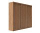 Roupeiro Montclair 3Pc Ele/Ela Canella e Off-White Fosco, brown | WestwingNow