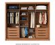Roupeiro Montclair 3Pc Ele/Ela Canella e Off-White Fosco, brown | WestwingNow