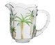 Jogo de Jarra com Taças Palm Hand Painting, Transparente | WestwingNow
